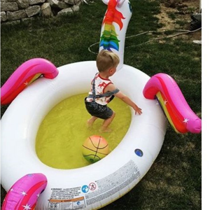 استخر بادی کودک اینتکس intex طرح یونیکورن (اسب تک شاخ) مدل 57441-اسباب بازی